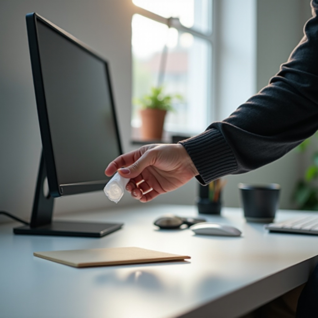 puis-je utiliser des lingettes pour lentilles sur mon moniteur